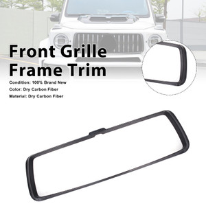 Dry Carbon Fiber Front Grille Frame Trim Fit Mercedes Benz W464 G63 2019-2023