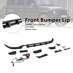 Shark Style Front Bumper Lip Fit Mercedes Benz G-Class W464 W463A 2019-2023