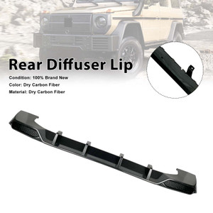 Dry Carbon Rear Diffuser Lip Fit Mercedes Benz W464 W463A 2019-2023 Shark Style
