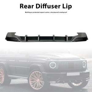 Dry Carbon Rear Diffuser Lip Fit Mercedes Benz W464 W463A 2019-2023 Shark Style