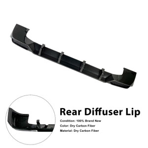 Dry Carbon Rear Diffuser Lip Fit Mercedes Benz W464 W463A 2019-2023 Shark Style