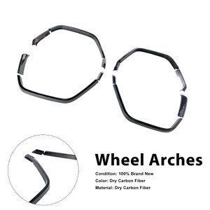 Dry Carbon Front Rear Wheel Arches Fit Mercedes Benz W464 B900 2019-2023 Wide