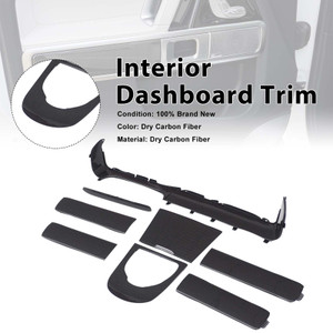 Dry Carbon Interior Dashboard Trim Fit Benz G-Class W463A W464 2019-2023