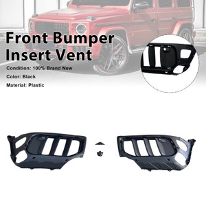 W465 Style Front Bumper Insert Vents Fit Mercedes Benz W464 G63 2019-2023