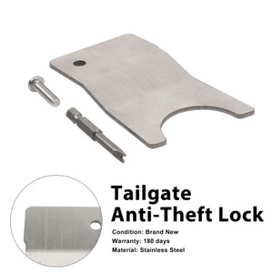 Tailgate Security Device Bed Tailgate Anti-Theft Lock Fit Tacoma 2024-2026
