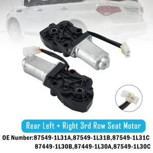 Rear Left+Right 3Rd Row Seat Motor 87449-1L30B For Infiniti QX56 QX80 2011-2017
