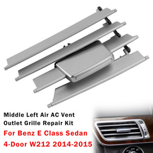 Middle Left Air AC Vent Outlet Grille Repair Kit For Benz E Class W212 2014-2015