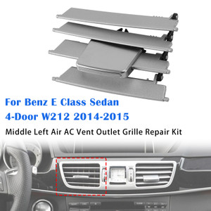 Middle Left Air AC Vent Outlet Grille Repair Kit For Benz E Class W212 2014-2015