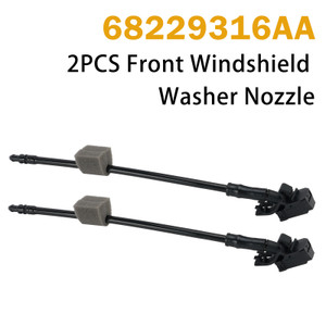 2PCS Front Windshield Washer Nozzle 68229316AA for Chrysler Pacifica 17-21