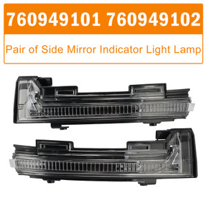 Pair of Side Mirror Indicator Light Lamp for VW Touareg III CR 2018-2023