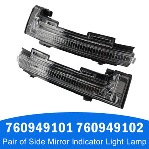Pair of Side Mirror Indicator Light Lamp for VW Touareg III CR 2018-2023