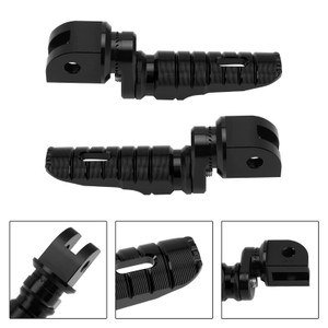 Front Footrests Foot Pegs fit for Speed 400 23-26 Thruxton 400 2026 Black