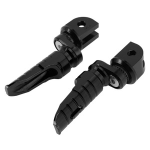 Front Footrests Foot Pegs fit for Speed 400 23-26 Thruxton 400 2026 Black