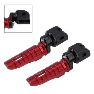 Front Footrests Foot Pegs fit for Speed 400 23-26 Thruxton 400 2026 Red