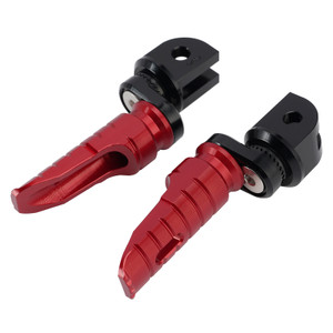 Front Footrests Foot Pegs fit for Speed 400 23-26 Thruxton 400 2026 Red