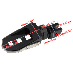 Front Footrests Foot Pegs fit for Speed 400 2023-2026 Thruxton 400 2026-