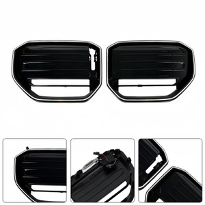 M50-Style Front Bumper Grill Grille Fit BMW X3 G45 2025+ Black W/LED Light