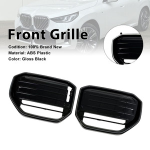 M50-Style Front Bumper Grill Grille Fit BMW X3 G45 2025+ Black W/LED Light