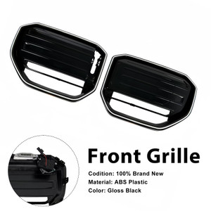 M50-Style Front Bumper Grill Grille Fit BMW X3 G45 2025+ Black W/LED Light