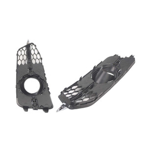 2PCS Car Front Bumper Fog Light Grille For Audi A6 C7 S-Line 2012-2014