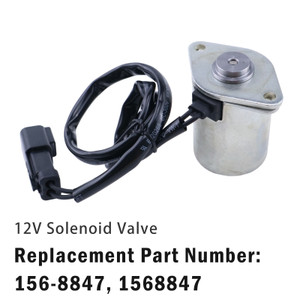 156-8847 12V Swing Solenoid Valve For Caterpillar 3013 3024 Engine 302.5 303 CR