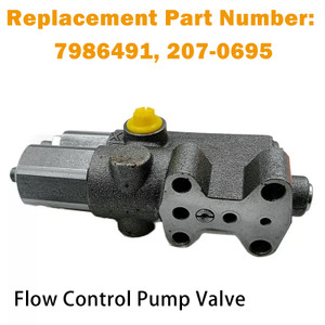7986491 Flow Control Pump Valve For Rexroth Caterpillar E345D E330D Excavator