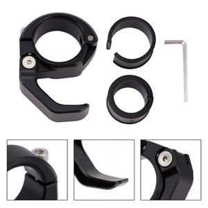 Hanger Helmet Hook Mounting Holder Black 22-25Mm Universal For Motorcycle Utv
