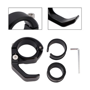 Hanger Helmet Hook Mounting Holder Black 22-25Mm Universal For Motorcycle Utv