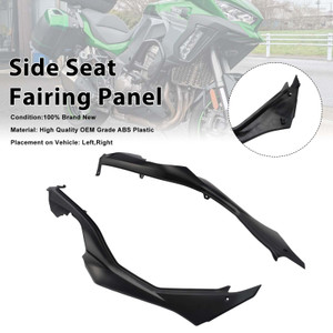 Side Seat Fairing Guards Cowl For Kawasaki Versys 1000 2019-2024 Matte Black