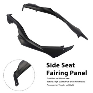 Side Seat Fairing Guards Cowl For Kawasaki Versys 1000 2019-2024 Matte Black