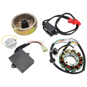 Stator Regulator CDI Box Ignition Coil Flywheel For Yamaha Banshee YFZ350 97-11
