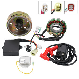 Stator Regulator CDI Box Ignition Coil Flywheel For Yamaha Banshee YFZ350 97-11