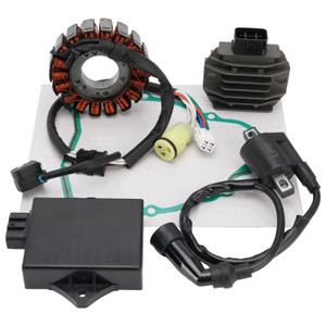 Stator Regulator CDI Box Ignition Coil For Yamaha Bear Tracker 250 YFM250X 01-04