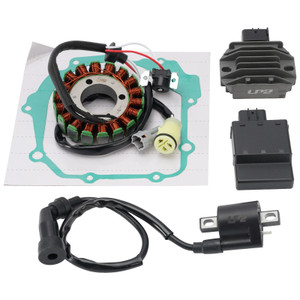 Stator Regulator CDI Box Ignition Coil Gasket For Yamaha YFM125 Grizzly 04-13