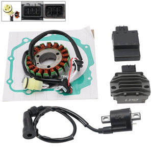 Stator Regulator CDI Box Ignition Coil Gasket For Yamaha YFM125 Grizzly 04-13