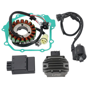 Stator Regulator CDI Box Ignition Coil Gasket For Yamaha YFM125 Grizzly 04-13