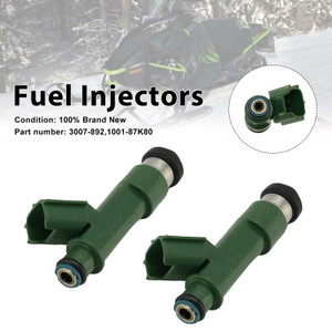 2PC 3007-892 Fuel Injectors 1001-87K80 For Arctic Cat ZR XF M 800 2010-2017