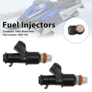 2PC Fuel Injectors 3007-194 For Arctic Cat Bearcat Z1 09-14 TZ1 08-14 ZR5000 14-17