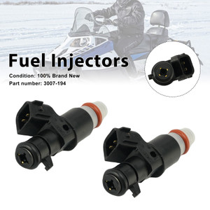 2PC Fuel Injectors 3007-194 For Arctic Cat Bearcat Z1 09-14 TZ1 08-14 ZR5000 14-17