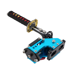 14Bit PC USB3.0 SIM Handbrake Sword Hilt for Racing Games Steering Wheel Stand