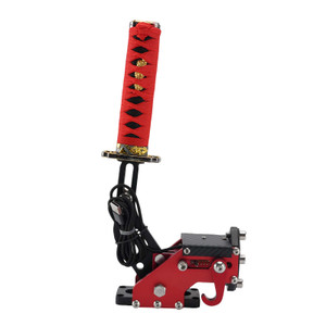 14Bit PC USB3.0 SIM Handbrake Sword Hilt for Racing Games Steering Wheel Stand