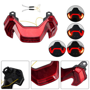 LED Tail Light Turn Signals Integrated For KAWASAKI Z900 Z900SE 2025-2026 Red