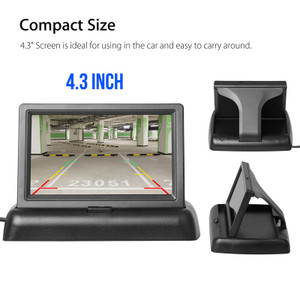 Reverse Car Camera + 4.3" TFT LCD Car Monitor Kit Vehicle Security System