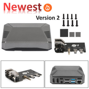 2021 Aluminum Case for Raspberry Pi 4 with Safe Power Button for Argon One