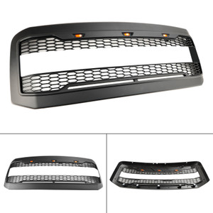 Front Bumper Grill Grille W/ LED Fit Ford F250 F350 2005-2007 Super Duty