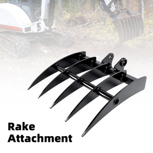 Attachment Rake Attachments Tools For Mini Excavators Excavator Small Digger