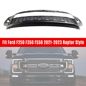 Raptor Style Front Bumper Grille Fit Ford F250 F350 F550 2021-2023 Super Duty