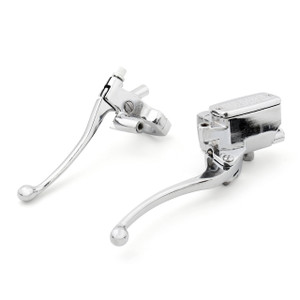1" Handlebar Reservoir Brake Clutch Levers Honda VT750C2 VT750C3 (1997-2014) Chrome