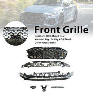 Front Bumper Honeycomb Mesh Grille Grill Fit Audi A3 8Y Advanced 2025?2026