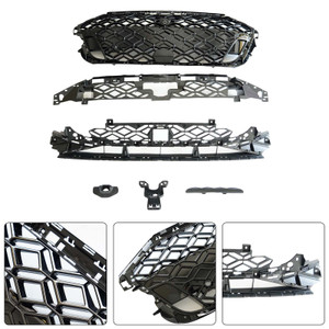 Front Bumper Honeycomb Mesh Grille Grill Fit Audi A3 8Y S?line 2025?2026